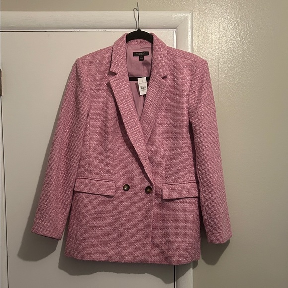 Ann Taylor Women's Purple Tweed Blazer - Picture 1 of 4
